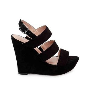 Madden Girl Black Wedges